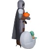 Star Wars Airblown Inflatable The Mandalorian and Grogu™ in Pod, 6.5 ft Tall, Grey - 3 of 4