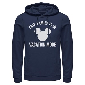 Men's Mickey & Friends This Family Is in Vacation Mode Pull Over Hoodie - 1 of 4