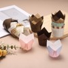 Unique Bargains Greaseproof Oven Safe Muffins Cupcakes Liners Tulip Baking Cups 150 Pcs - 3 of 4