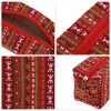 Unique Bargains 1 Pc Christmas Knitting Patterns Drawstring Makeup Bag for Vacation Wool - 3 of 4