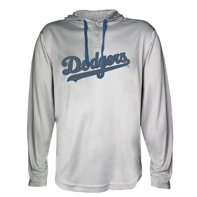 Wright & Ditson Los Angeles Dodgers Baseball Men's Large Henley Raglan Shirt