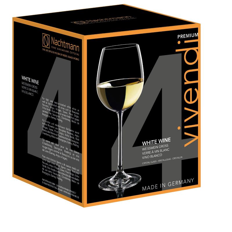 Nachtmann Vivendi White Wine Glass, Set of 4 - 16 oz., 3 of 6