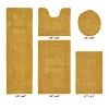 Lux Premium 100% Cotton Tufted Solid Reversible 5 PC Bath Rug Set – Ultra-Soft, Water-Absorbent, Durable, Machine Washable Bathroom Rug - 2 of 4