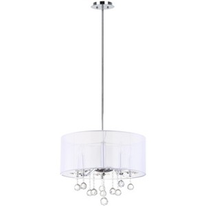 Etude Pendant Light - LIT4239 - Chrome - Safavieh - 1 of 3