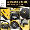 Kids Electric Car 12V with Remote Control, LED Lights & Music, Licensed Lamborghini Battery Ride-On Toy for Boys & Girls, Smooth Start Design - 4 of 4