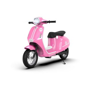 24V Electric Motorcycle for Kids - Electric Scooter with Seat for Kids 8-14 - Ride On Scooter with LED Light for Girls - 1 of 4