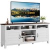 70.9" TV Stand Mid-Century Modern TV Stand with Adjustable Shelves, Wood Entertainment Center Media Console or Living Room - 2 of 3