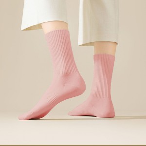 Alilang Women's Four seasons Dopamine Style Crew Socks for Stability and Comfort 2Pairs- One Size Fits Most, - 1 of 4
