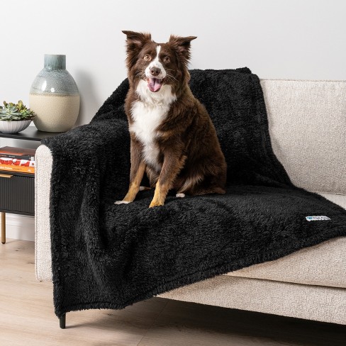 PetAmi Fluffy Waterproof Dog Blanket For Pet Cat Puppy, Soft Faux Shearling Throw Couch Cover, Plush Washable Reversible - image 1 of 4