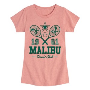 Girls' - Barbie - Ken Malibu Tennis Club 1961 Fitted Short Sleeve Graphic T-Shirt - 1 of 4