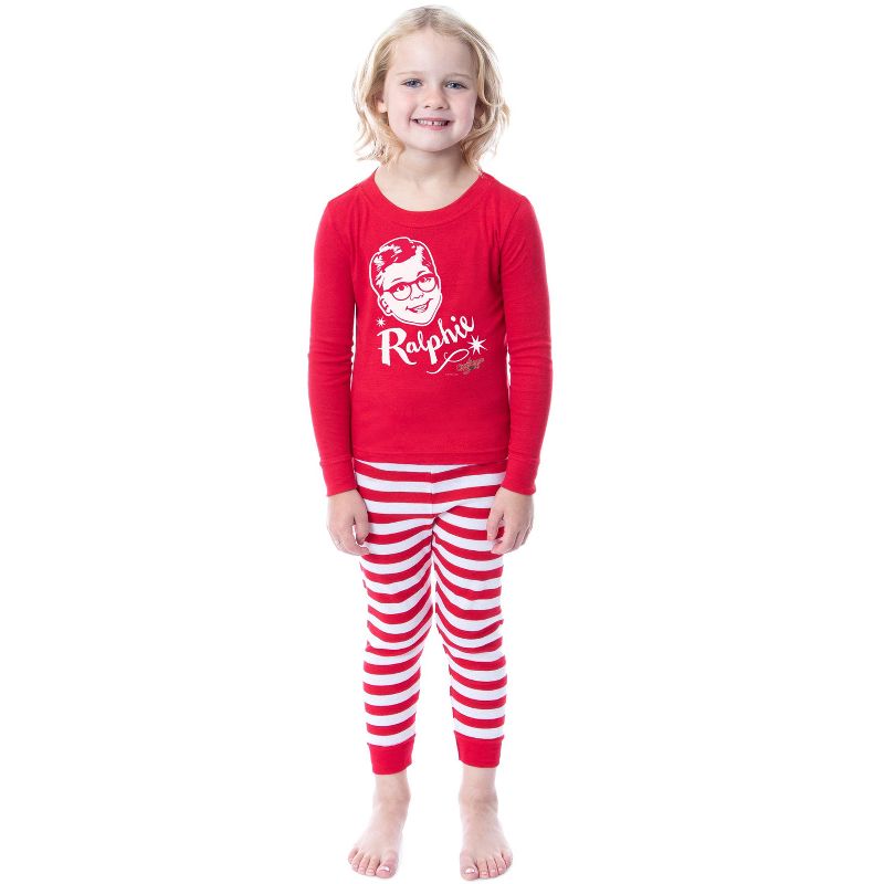 A Christmas Story Ralphie Face Logo Sleep Tight Fit Family Pajama Set, 3 of 5