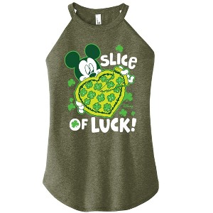 Women's - Disney - Slice Of Luck Graphic High Neck Tank - 1 of 3