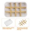 Unique Bargains Bamboo Fiber Self-Draining Soap Holder with Lid - 3 of 4