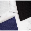 White Classic 100% Cotton Dobby Weave Design Kitchen Dish Towels for Washing Hands and Drying Dishes 15x26" Set of 12 - 4 of 4