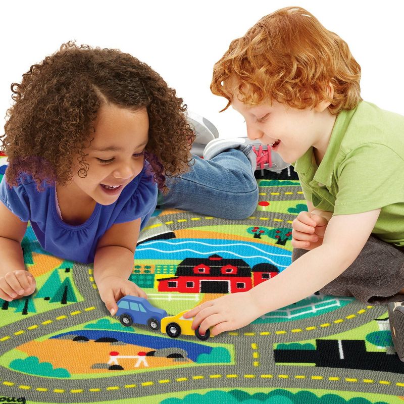 Melissa &#38; Doug Round the Town Road Rug, 6 of 13