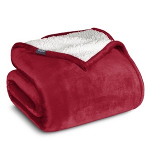 Faux Shearling Fleece Blanket by Bare Home - 1 of 4