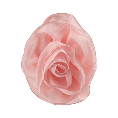 4" Fabric Rose Gift Bow Attachment Pink - Spritz™