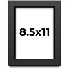 PosterPalooza | Photo Size Flat Black Picture Frame - UV Acrylic, Foam Board Backing, Hanging Hardware - 2 of 4