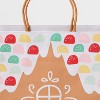XL Gingerbread House Christmas Gift Bag Colorful - Spritz™ - 3 of 3