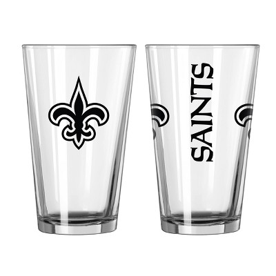 NFL New Orleans Saints Gameday Pint Glass - 16oz