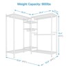 VIPEK Classic L6 Heavy Duty Clothes Rack L Shape Clothing Rack 5-Tier Wire Garment Rack Freestanding Closet, Max Load 850LBS - 3 of 4