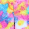 5 More Minutes Girl's Watercolor High Pile Fleece Lounge Pant - 2 of 4