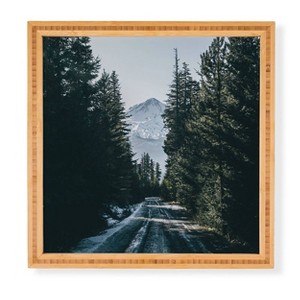 Deny Designs Hannah Kemp Road to Hood Framed Wall Art Bamboo - 1 of 3