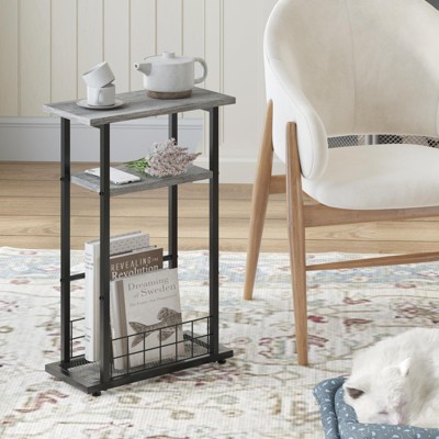 KTMBDW Side Table, Small End Table, Tall Nightstand for Living Room, Bedroom, Office, Bathroom