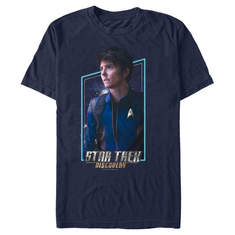 Men's Star Trek: Discovery Jett Reno Portrait T-Shirt, 1 of 6