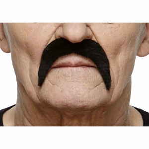 Mustaches 70's Black Moustache Adult Costume Accessory - 1 of 3