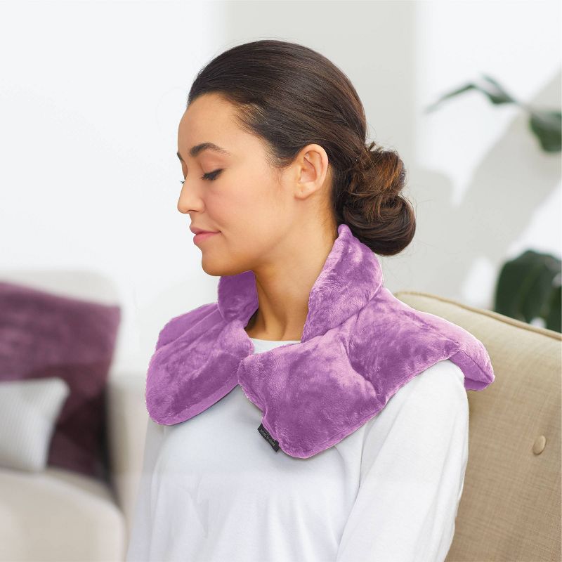 Sharper Image Neck and Shoulder Massage Body Wrap -  Lavender, 3 of 9
