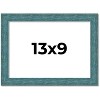 PosterPalooza | Photo Size Simple Blue Picture Frame - UV Acrylic, Foam Board Backing, Hanging Hardware - 2 of 4
