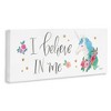 Stupell Industries Believe In Me Blue Unicorn, 48" x 20" - 3 of 4