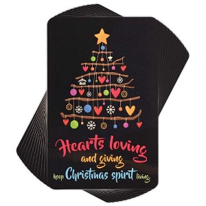 Dicksons Christmas Spirit 5 Inch Paper Keepsake Bookmark Pocketcard Pack of 12 - 1 of 2