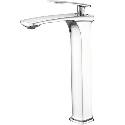 Bwe Single Hole Single Handle Bathroom Vessel Sink Faucet With Pop Up ...