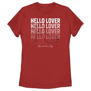 Women's Sex and the City Hello Lover Shoe T-Shirt - 1 of 4