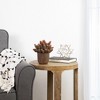 Northlight Two-Tone Wild Flower Artificial Plant in a Textured Lined Pot - 8" - 2 of 4