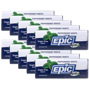 Epic Dental Peppermint Xylitol Mints Sugar-Free - Case of 10/60 ct - 1 of 4