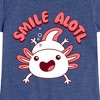 Girls' - Instant Message - Smile Alotl Fitted Short Sleeve Graphic T-Shirt - 2 of 4