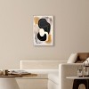 Art Remedy Milk Butterscotch and Dark Chocolate Brown Earthy Abstract Wall Art Framed - 2 of 4