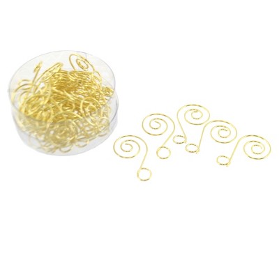 Kurt S. Adler Gold Ornament Hooks - One Box Of Fifty Hooks 1.25 Inches ...