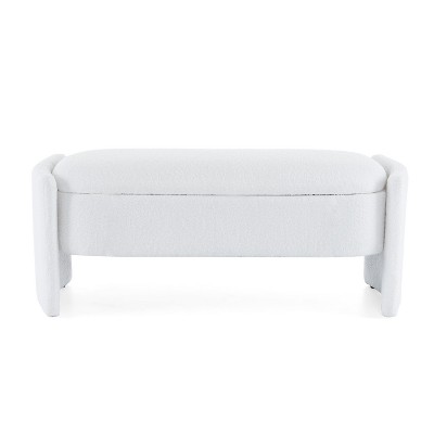 Christopher Knight Home Jacob Modern Boulce Upholstered Storage  Ottoman