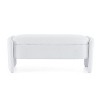 APRILSOUL47.24"Elegant Long - shaped Storage Ottoman Bench of boucle material with Simple and Grand Design - 4 of 4
