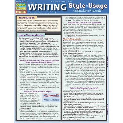 Writing Style & Usage Guide-Compostition - by  Kathryn Jacobs (Hardcover)