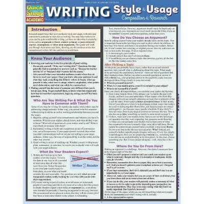 Writing Style & Usage Guide-Compostition - by  Kathryn Jacobs (Hardcover)