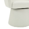 CAVINAS Swivel Accent Chair, Modern Boucle Fabric Living Room Chair Reading Chair for Living Room, Bedroom - 4 of 4