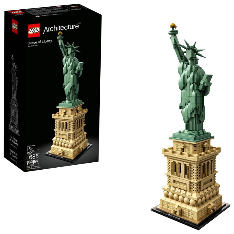 LEGO Architecture Statue of Liberty Model Building Set 21042, 1 of 12
