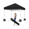 Pop Up Canopy Tent Outdoor Canopy with No Removable Sidewall One-Person Set Up Heavy Duty Commercial Instant Tent Shelter - 2 of 4