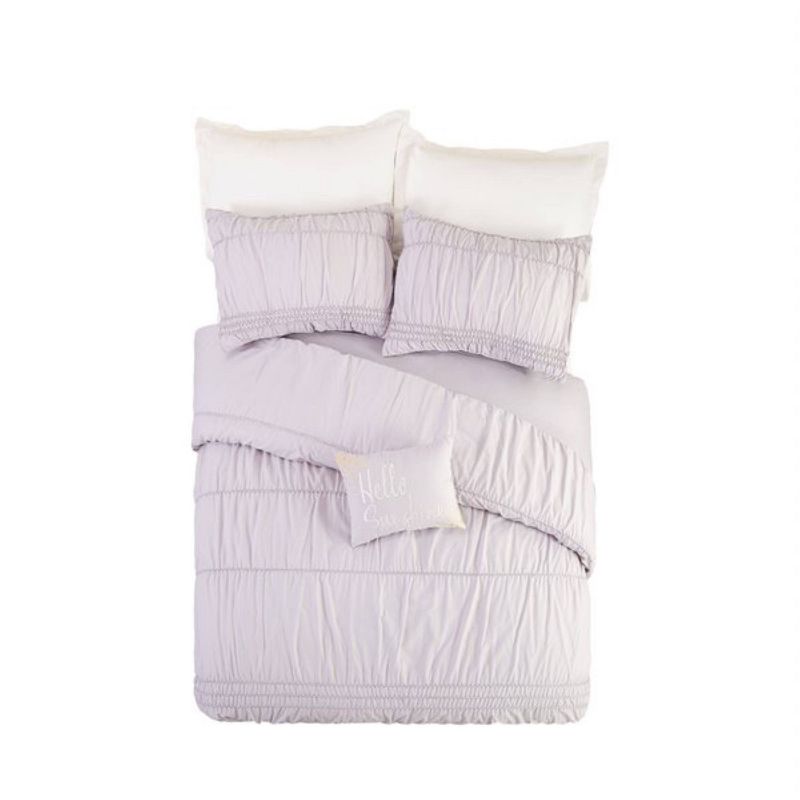 Ruched Stripe Comforter Set - Jessica Simpson, 2 of 9