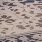 beige cushion/brown wicker